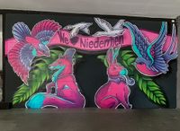 mattez-inc-graffiti-streetart-mural-wandmalerei-kuenstler-geldern-niederrhein-nrw-germany-bird-vogel-pink-turquoise-bruedergeist-fuchs-hase-1